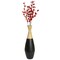 31.5 inch Spun Bamboo Tall Trumpet Floor Vase - Decorative Home Accent, Natural Bamboo, Indoor Decoration, Sustainable Materials, Tall Floral Display, Handmade Bamboo Vase, Floor Standing Vase